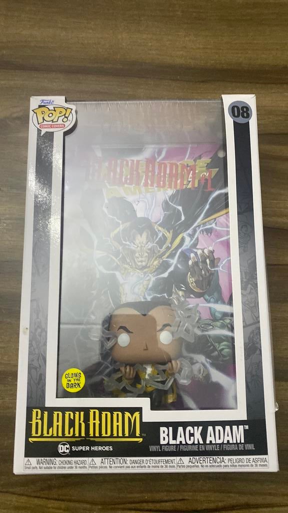 Black adam comic cover glow in the dark 08, Verzamelen, Poppetjes en Figuurtjes, Ophalen, Zo goed als nieuw