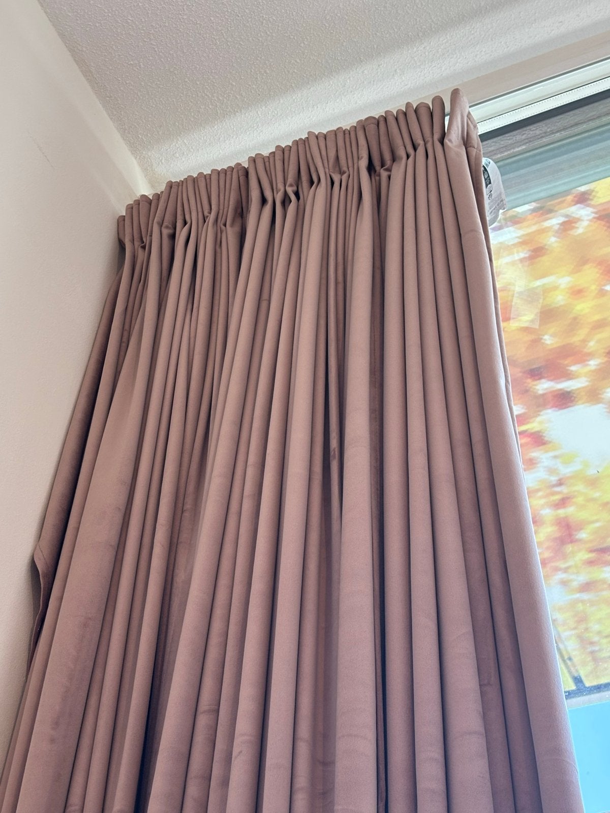 JYSK Austra fluwelen gordijnen oud roze 140x300 (5 stuks), Ophalen, Met haken, Overige merken, Fluweel