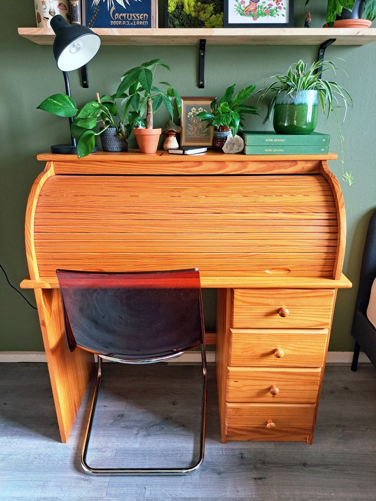 Secretaire / Bureau met rolluik | Beschikbaar vanaf week 40, Ophalen, Gebruikt