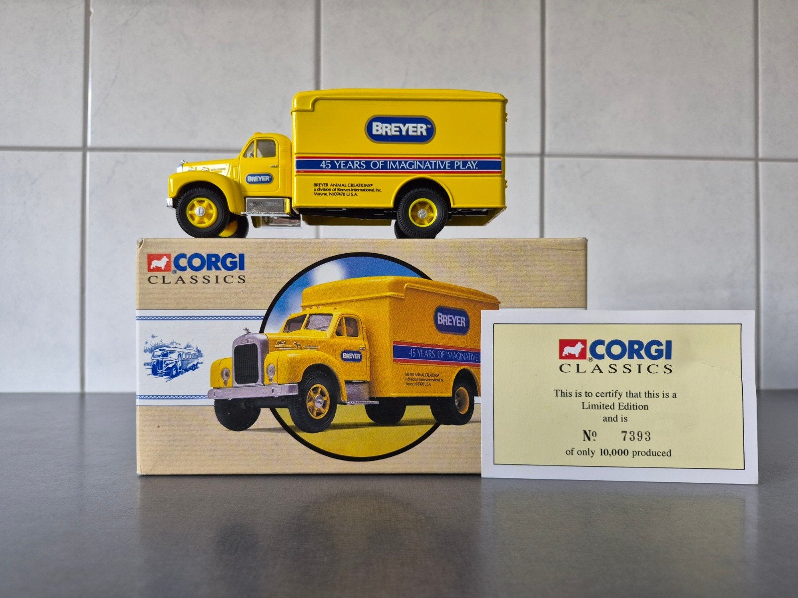 Corgi Classics Breyer Truck - Limited Edition, Overige merken, 1:32 tot 1:50, Ophalen of Verzenden, Zo goed als nieuw
