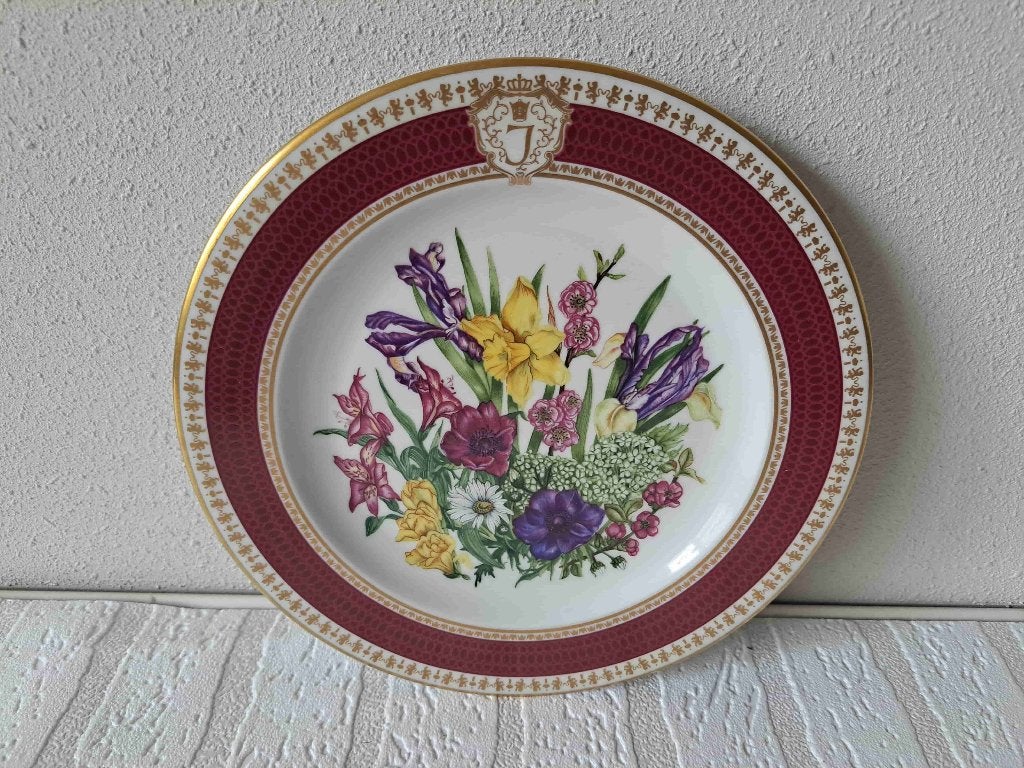 Prinses Juliana 75 Jaar Herdenking Mosa Wandbord 1984., Ophalen of Verzenden