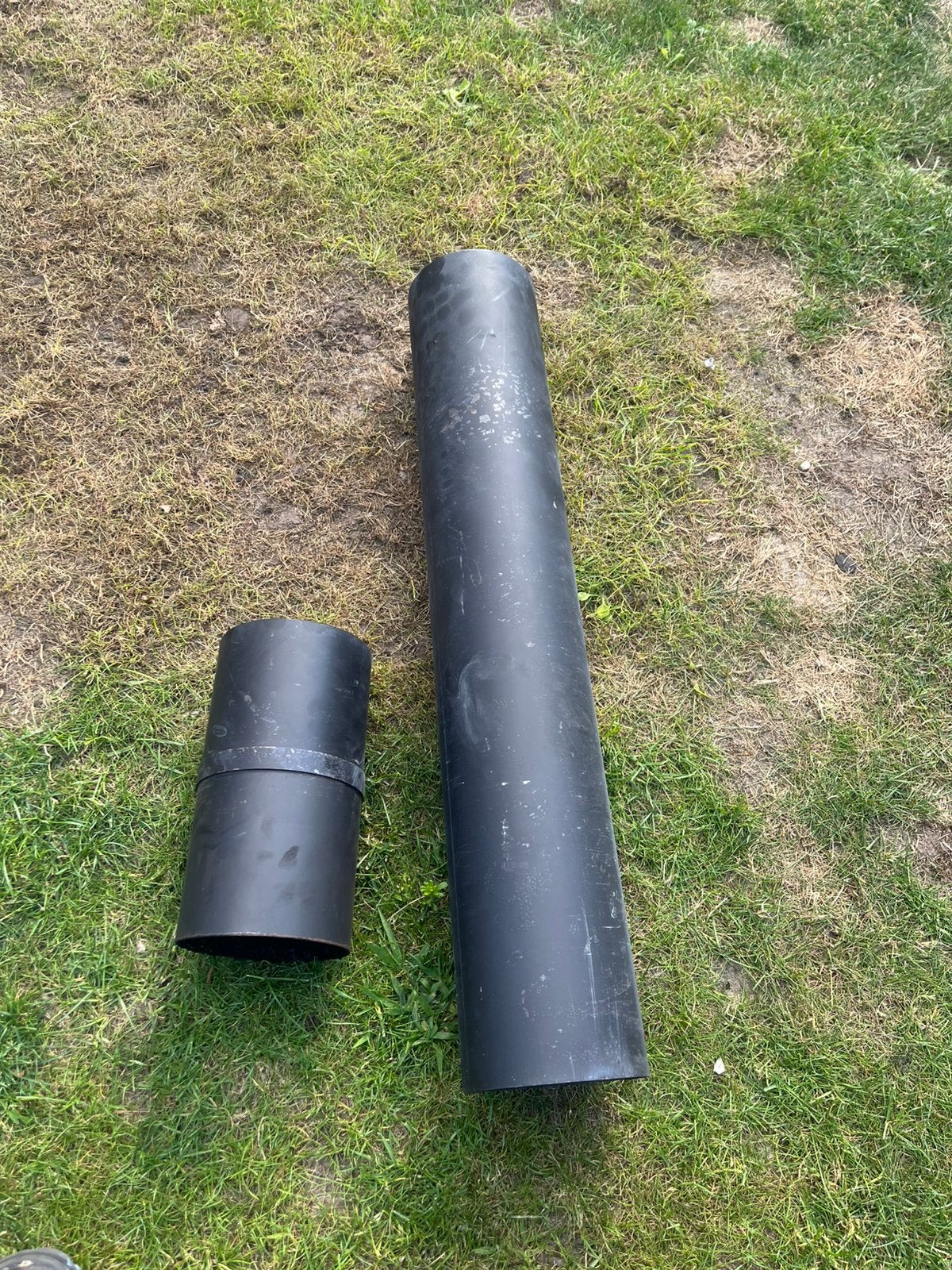 Kachel pijp, Bocht en verloopstuk, Ophalen, Zo goed als nieuw, Hout, Houtkachel