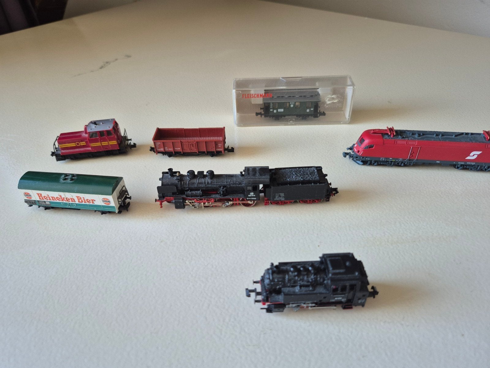 Fleischmann treinen, rails, trafo's, Hobby en Vrije tijd, Gebruikt, Fleischmann, Ophalen of Verzenden, NS