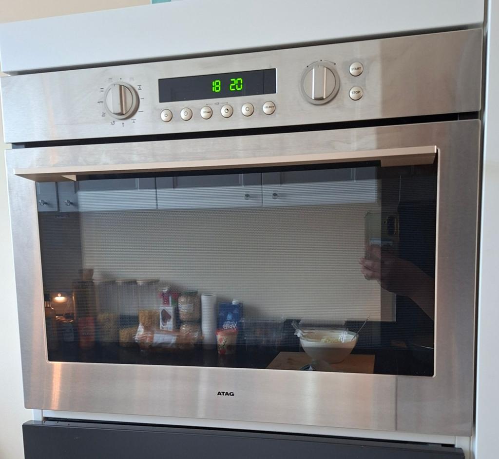 ATAG CX4511A/01 Inbouw Combi-oven RVS - 2019, Ophalen, 45 tot 50 cm, 45 tot 60 cm, Hete lucht