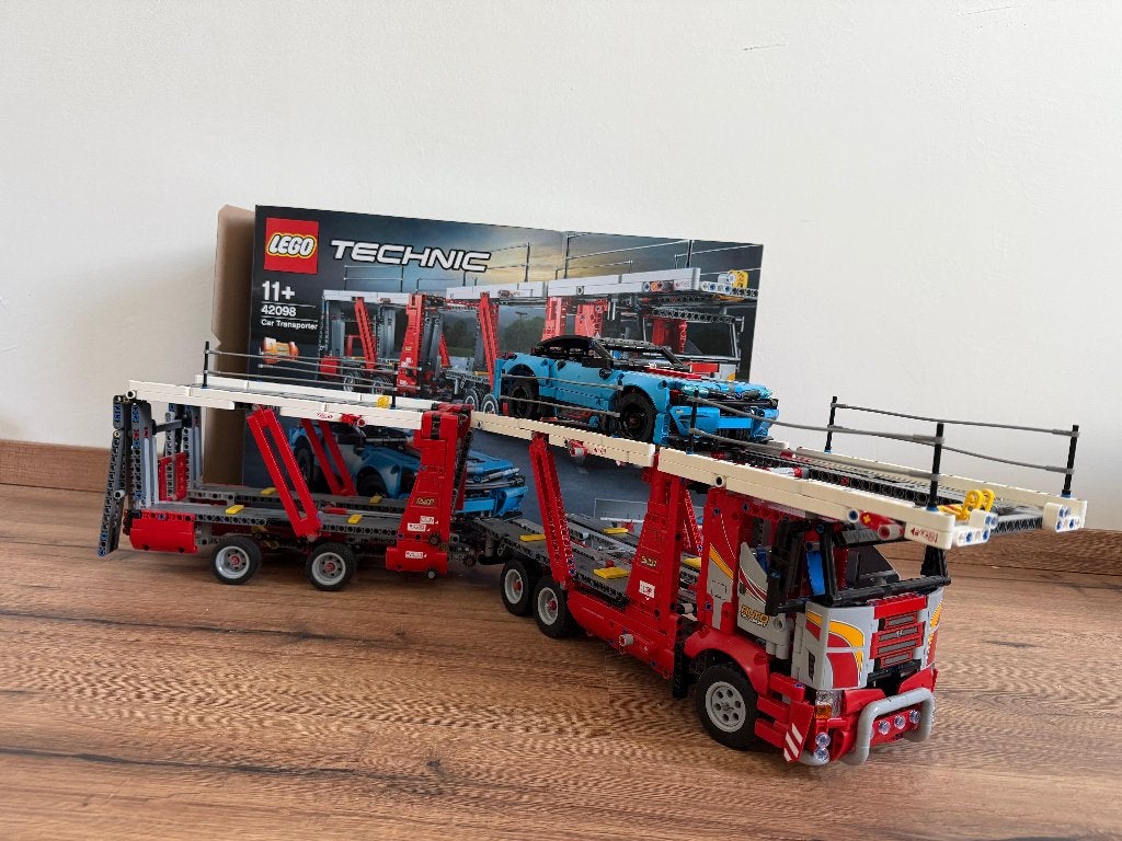 LEGO Technic 42098 Car Transporter, Kinderen en Baby's, Speelgoed | Duplo en Lego, Ophalen, Lego, Zo goed als nieuw, Technic