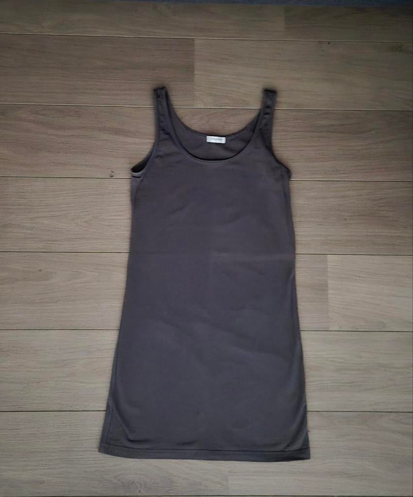 Sutherland top singlet hemd shirt antraciet mt xs, Ophalen of Verzenden, Zo goed als nieuw, Zonder mouw, Maat 34 (XS) of kleiner
