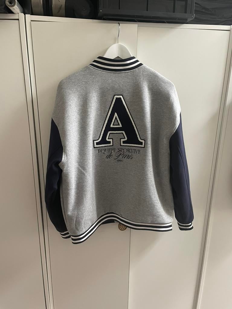 Mooi baseball jack H&M - maat 46, Ophalen of Verzenden, Zo goed als nieuw, Blauw, Jas of Mantel