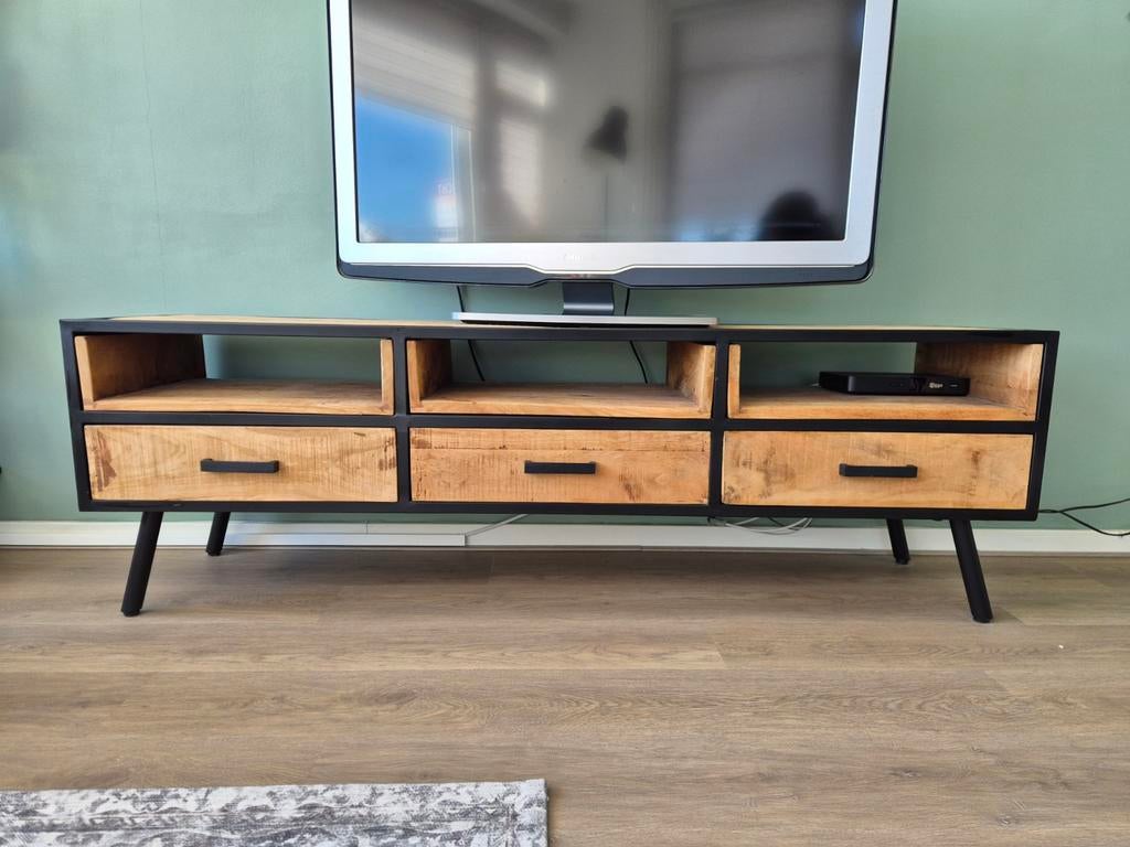 TV meubel 40x160cm, Huis en Inrichting, Kasten | Televisiemeubels, Ophalen, Gebruikt, 150 tot 200 cm, Minder dan 100 cm