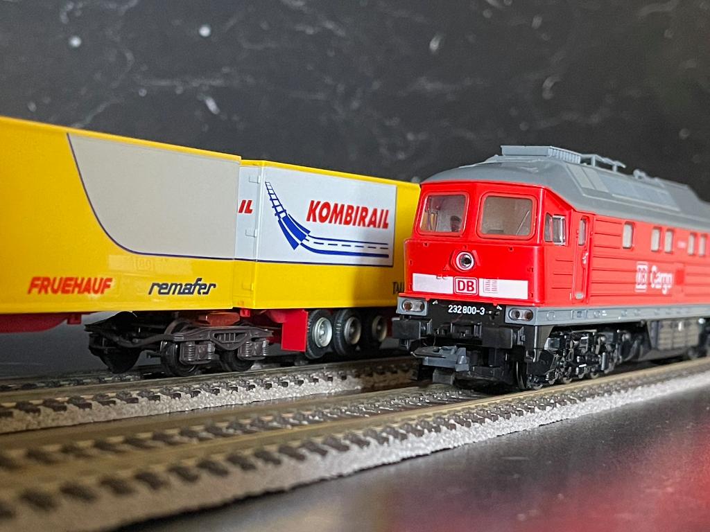 DB4445: DB KombiRail uitbreidingset  [3], Gebruikt, Gelijkstroom, Wagon, Ophalen of Verzenden