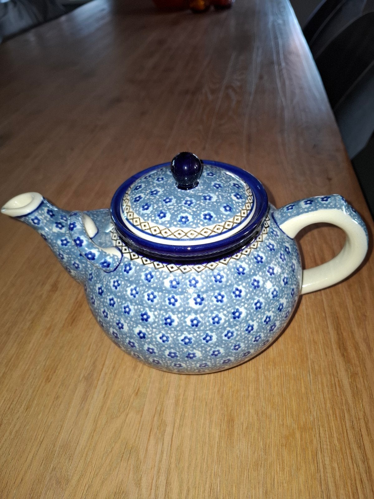 Bunzlau theepot 2 liter - Handgemaakt in Polen, Ophalen of Verzenden