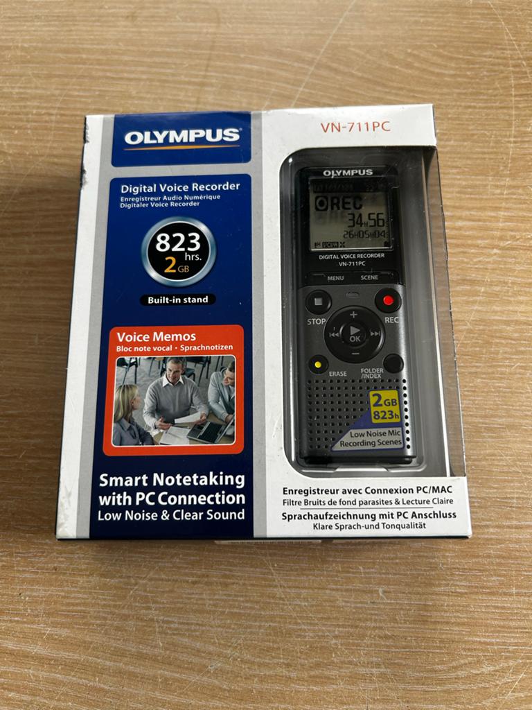 Olympus VN-711PC Digital Voice Recorder, Ophalen of Verzenden, Nieuw