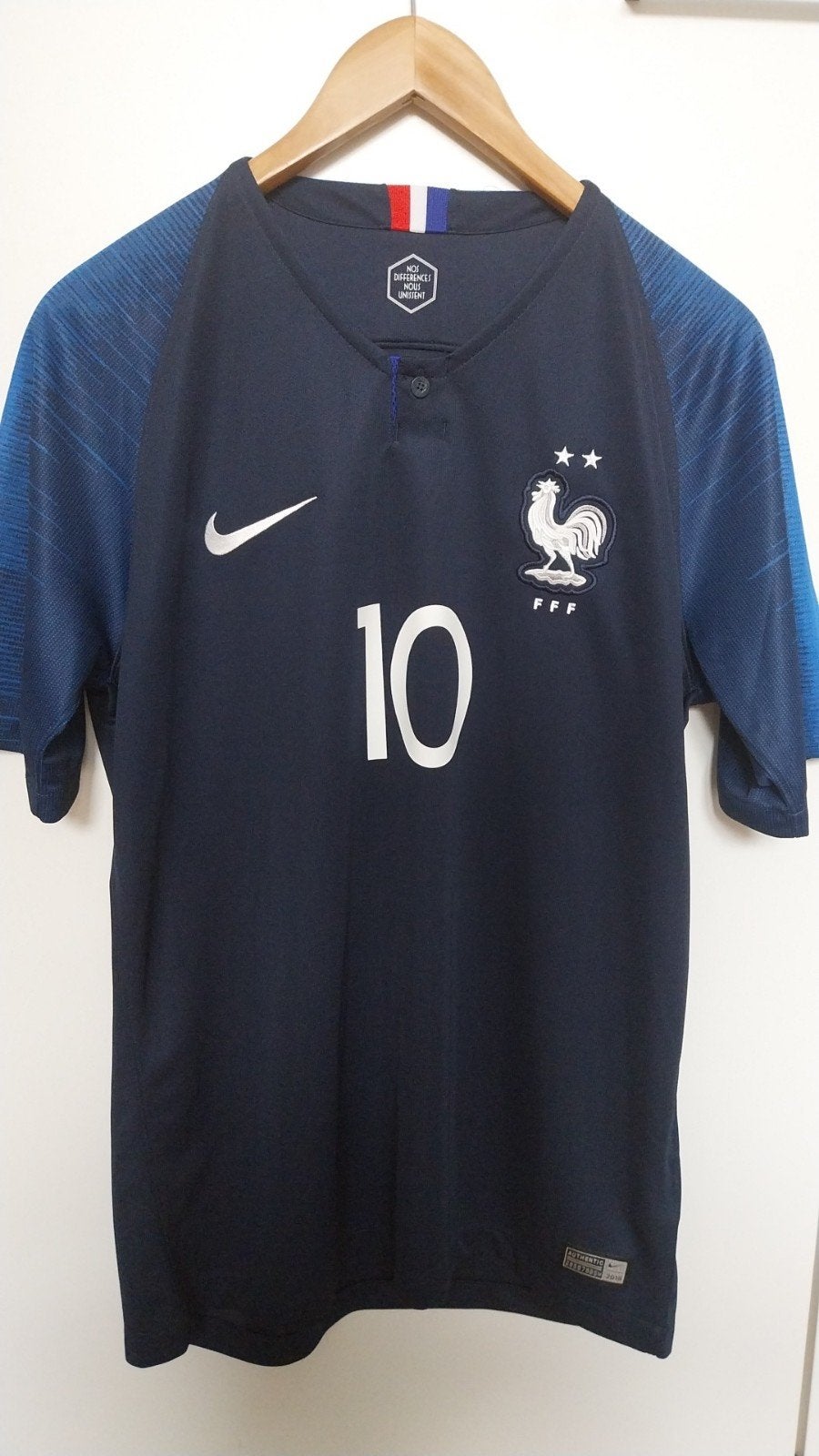 Frankrijk WK 2018 Mbappé shirt maat M, Verzenden, Zo goed als nieuw, Shirt