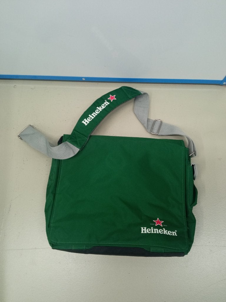 Groene Schoudertas / Laptotas Heineken, Verzenden, Zo goed als nieuw, Unisex volwassen
