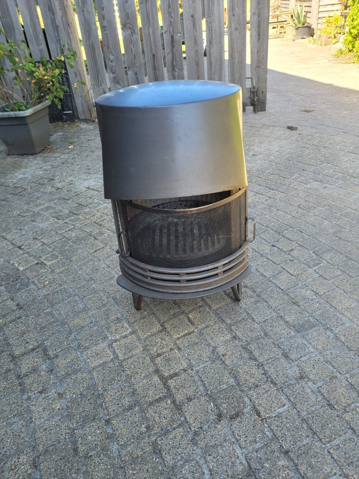 Houtkachel Buiten Kachel kachelschuur, Tuin en Terras, Tuinhaarden, Ophalen, Gebruikt