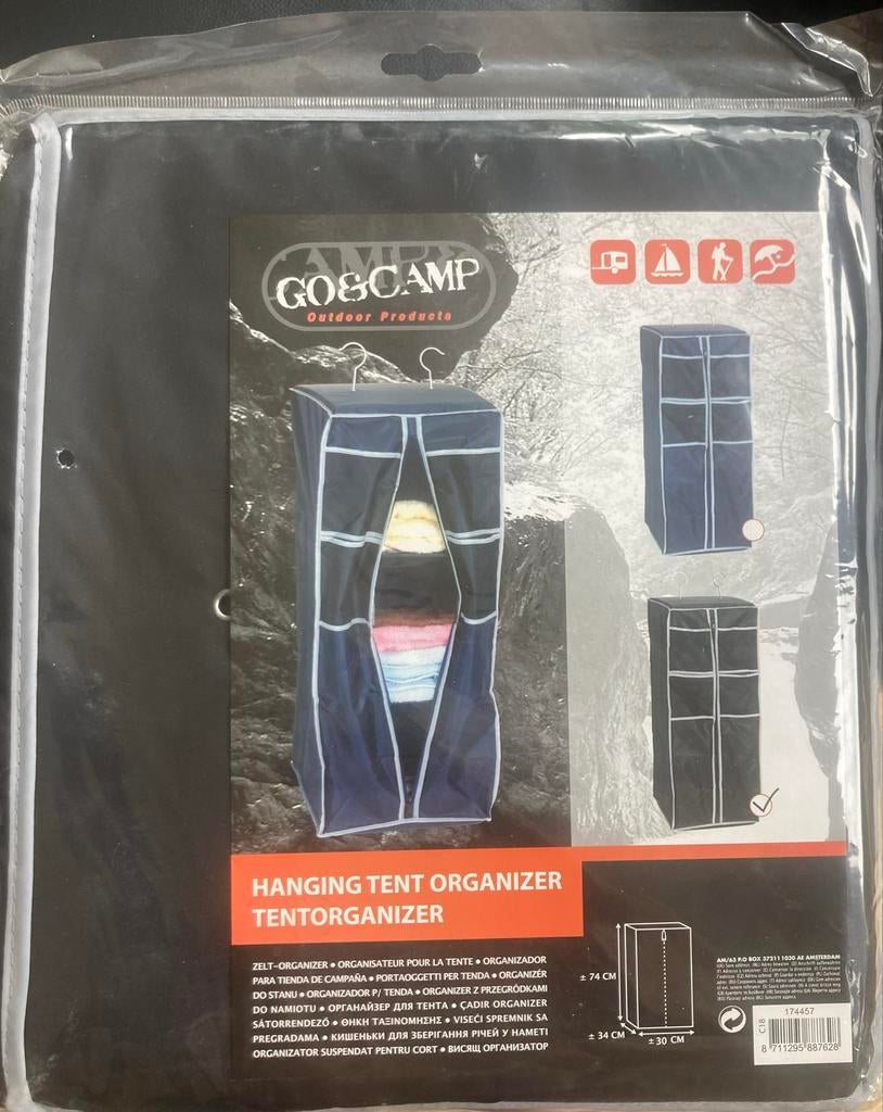 Go&Camp Tent Organizer - Hangende Tentkast, Caravans en Kamperen, Ophalen, Nieuw