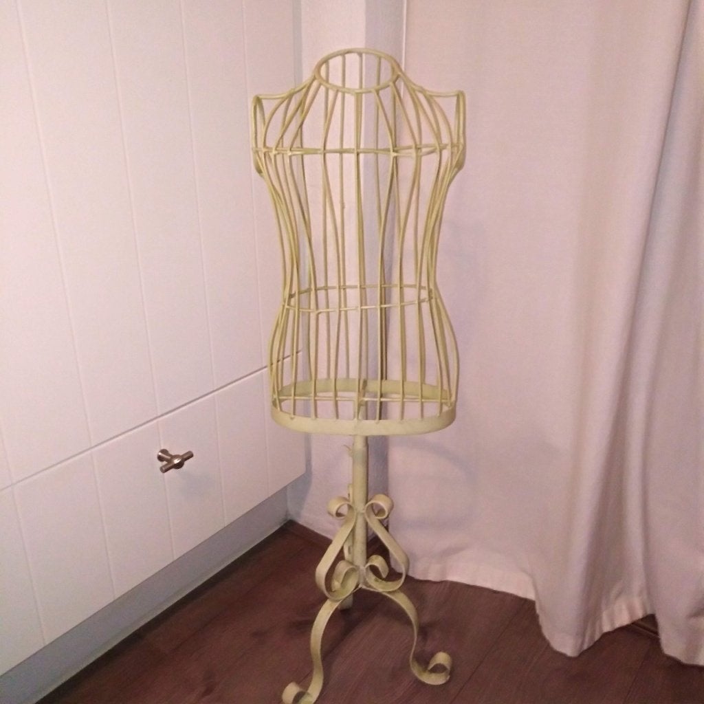 Mooie dressqueen paspop van smeedijzer 85 cm hoog, Ophalen, Zo goed als nieuw, Paspop