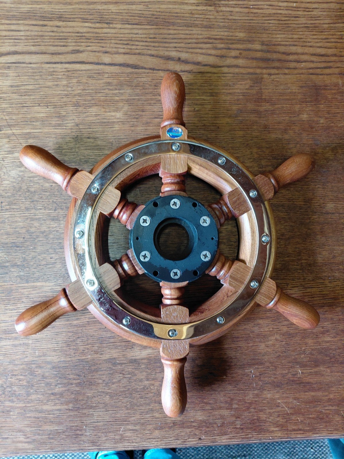 Stazo Stuurwiel - Klassiek Houten Scheepsroer, Ophalen of Verzenden, Nieuw, Overige typen