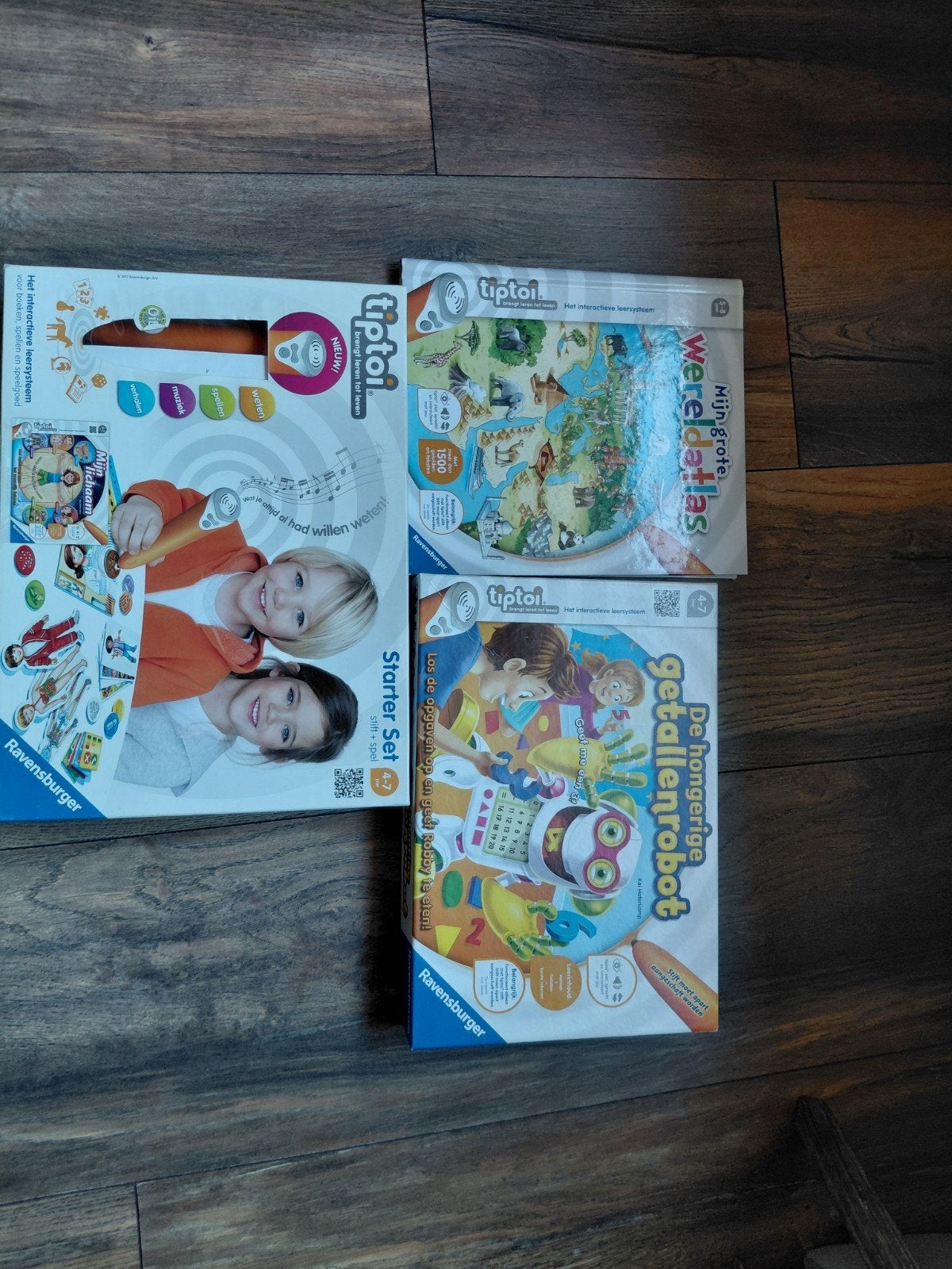 Tiptoi Starter Set, Wereldatlas en Getallenrobot, Kinderen en Baby's, Ophalen of Verzenden, Gebruikt, Elektronica, Met geluid