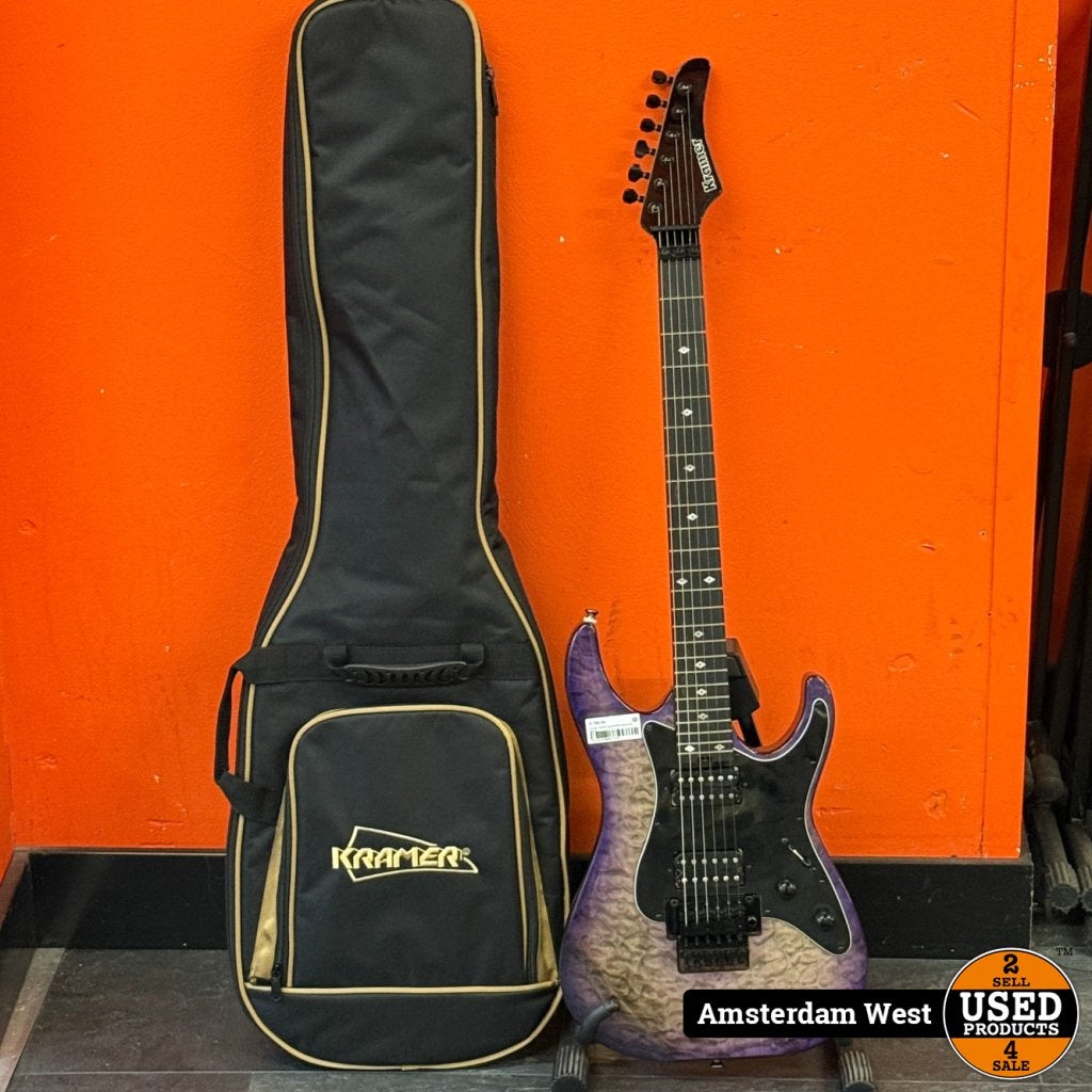Kramer Guitars Quilt HHFR Ultraviolet Burst, Flex Ltd., Gebruikt, https://flex.com/contact-us, Nobelstraat 10, 5807 GA Oostrum LB, Limburg, Nederland