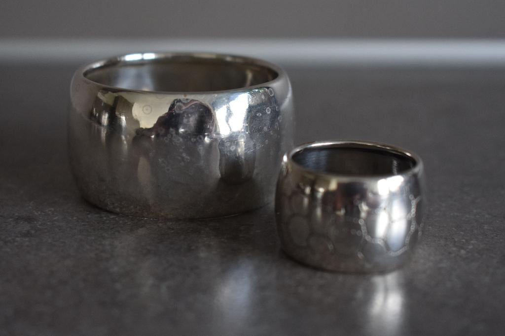 zilveren servet ring vingerdoekring Gerritsen en Van Kempen, Ophalen of Verzenden, Zilver