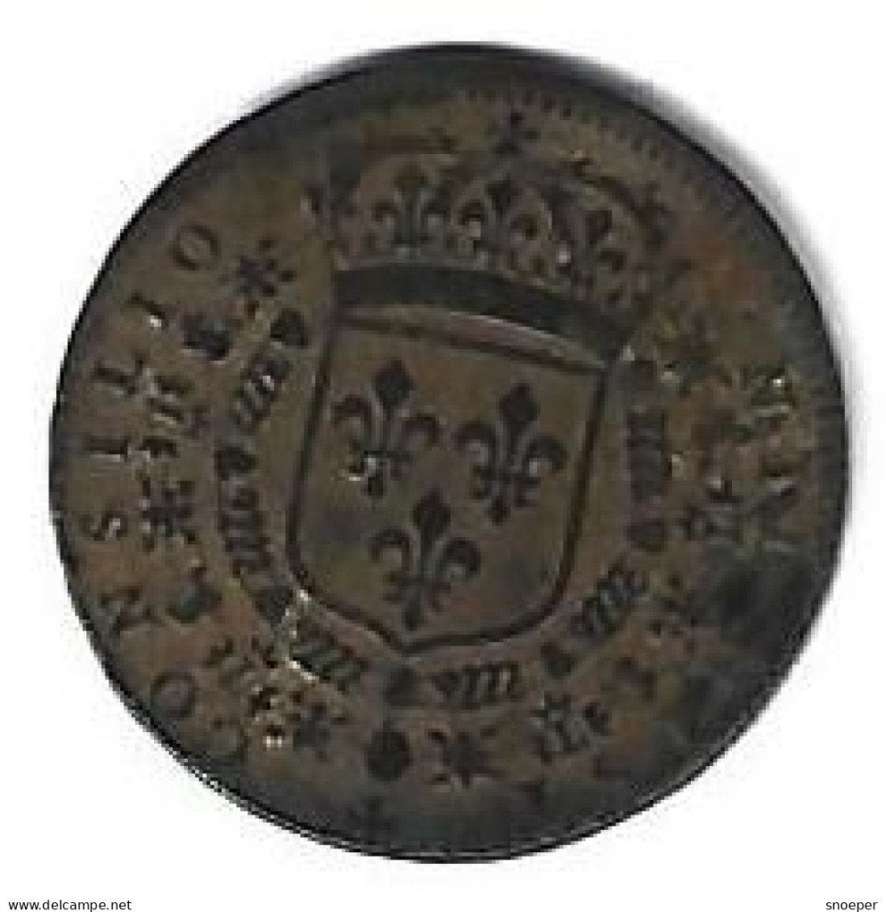 jeton louis XIV conseil du roi a paris 1657, Verzenden, Frankrijk, Losse munt
