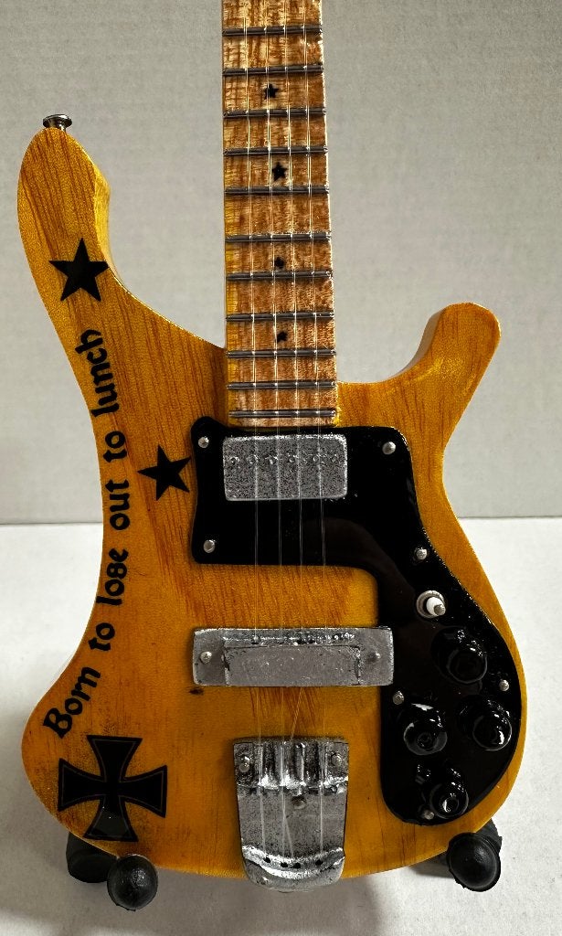 Lemmy Kilmster Motothead miniatuur gitaar 25cm mini guitar, Info@deconoord.nl, Deco Noord, Nieuw, Ophalen of Verzenden