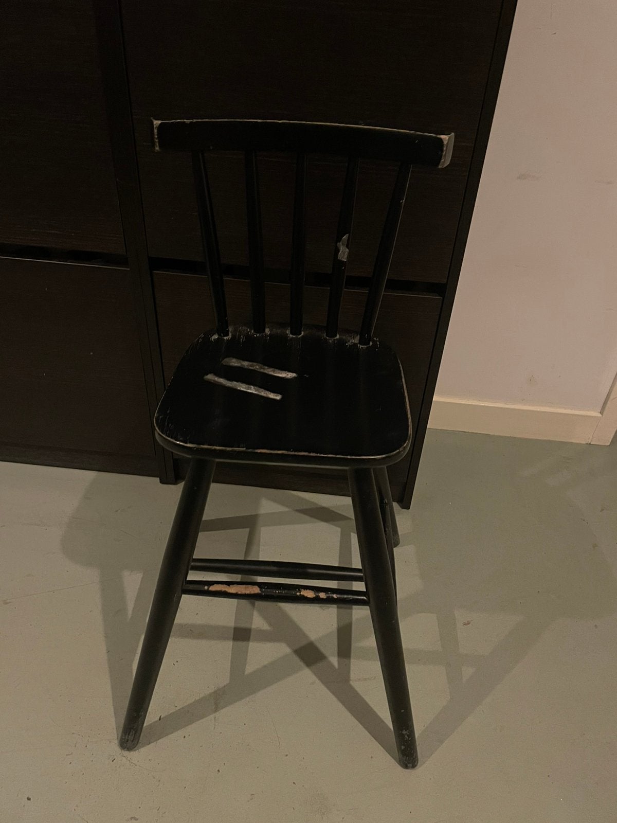 Houten kruk kind ikea, Ophalen, Gebruikt, Bruin, Eén