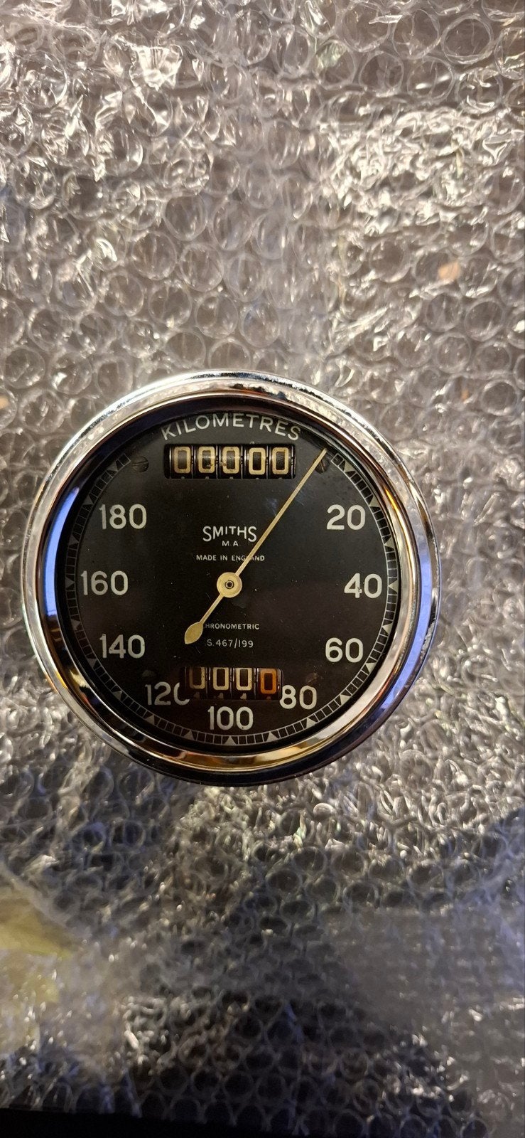 Gereviseerde Smiths kilometerteller voor Engelse motoren, Motoren, Ophalen of Verzenden, Gereviseerd