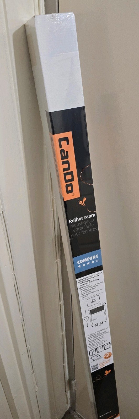 CanDo Insectenhor - NIEUW - 63x150cm - Wit, Doe-het-zelf en Verbouw, Deuren en Horren, Ophalen, Minder dan 80 cm, Overige typen