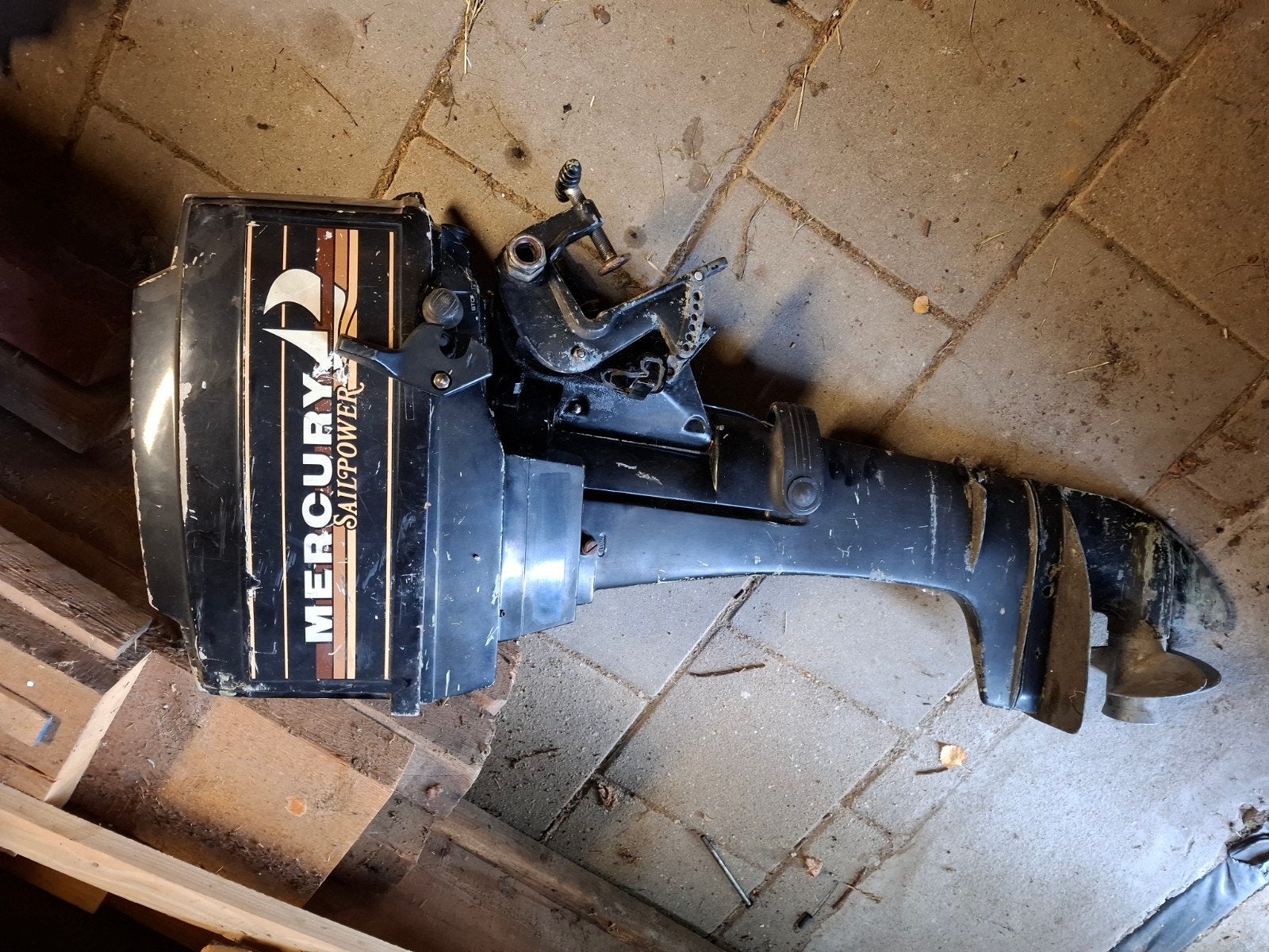 Mercury Sailpower 10pk Langstaart met elektrische start, Ophalen, Gebruikt, Motor en Techniek, Motorboot
