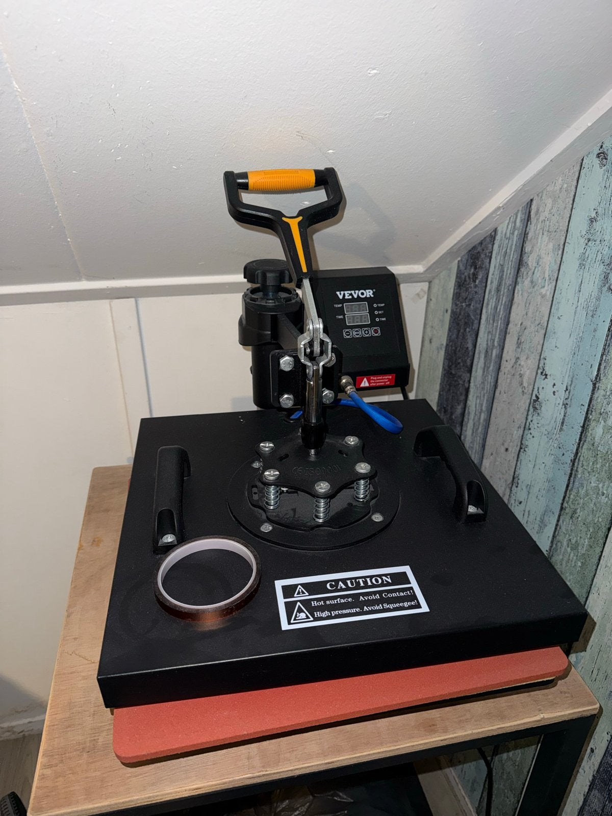 Vevor 5-in-1 Hittepers - Multifunctionele Transferpers, Metaal, Zo goed als nieuw, Machine, Elektrisch