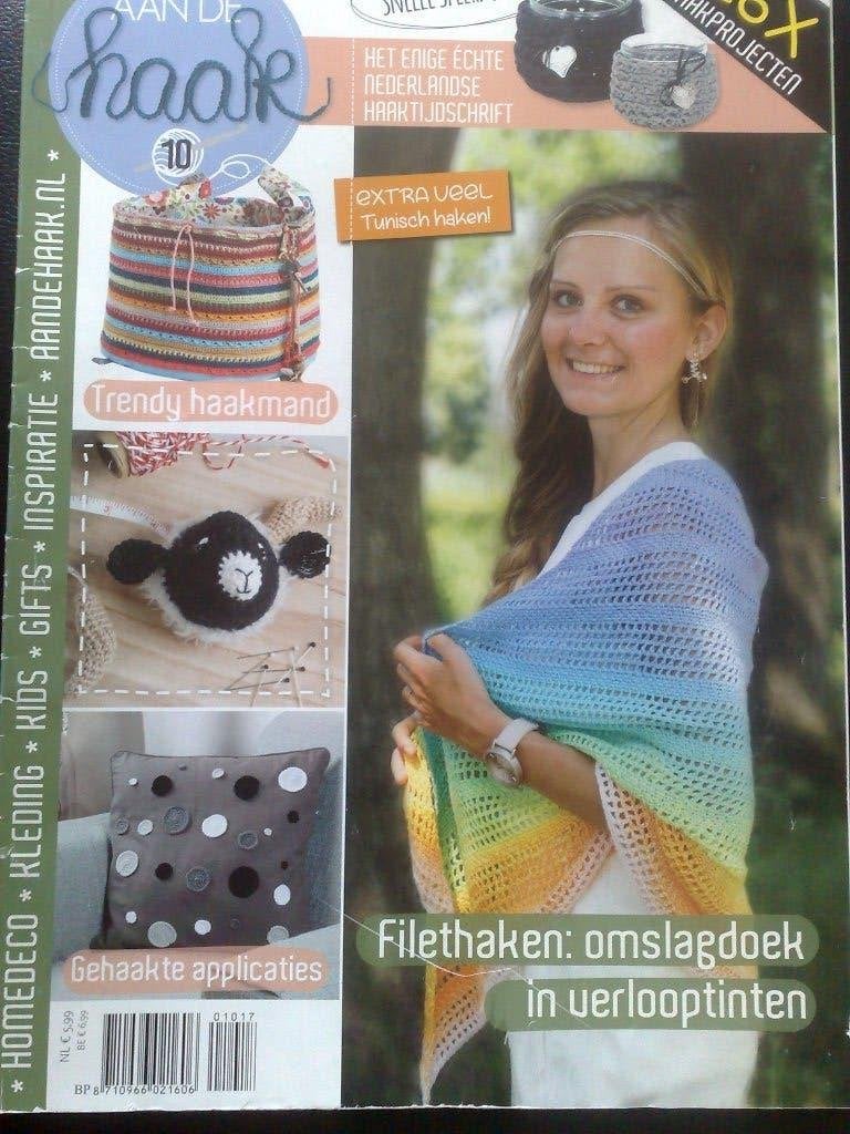 Haak tijdschrift = Aan de haak special nr. 10, Hobby en Vrije tijd, Breien en Haken, Verzenden, Zo goed als nieuw, Haken, Patroon of Boek