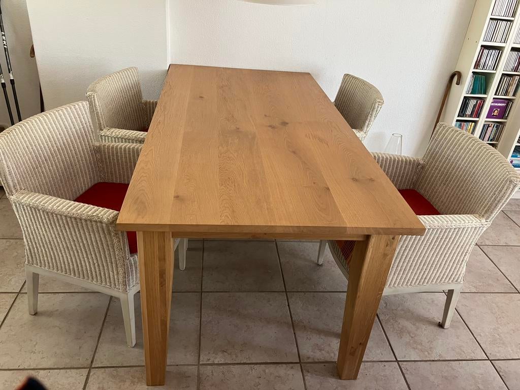 Jean des Bouvrie-eetkamertafel met stoelen, Ophalen, Gebruikt, Jean des Bouvrie, 4 tot 6 stoelen
