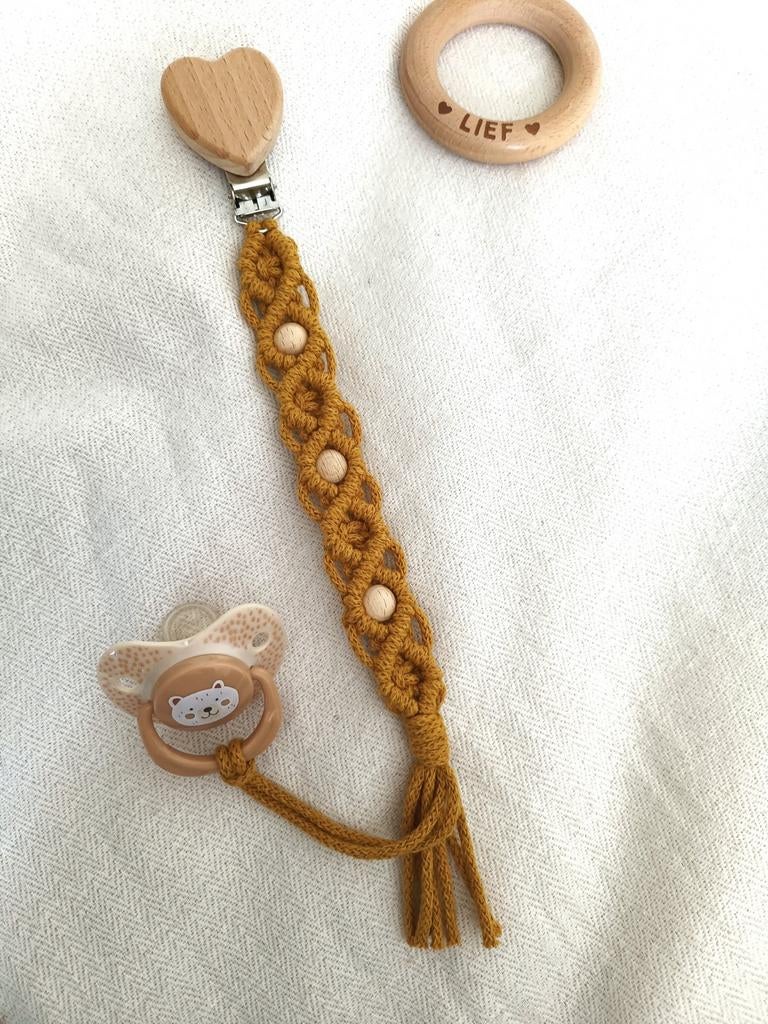 Macramé speenkoord, Ophalen of Verzenden, Nieuw
