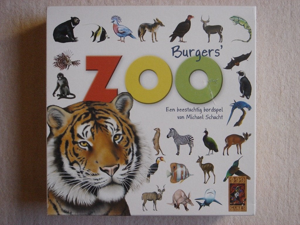 LEUK: Burgers' Zoo (= Zooloretto/Dierentuin), Vijf spelers of meer, Ophalen of Verzenden, Gebruikt, 999 Games