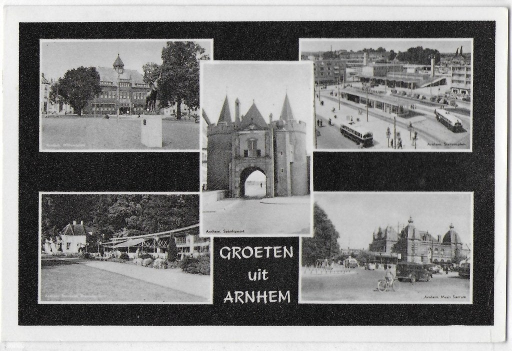 Arnhem Oude gelopen Ansichtkaart (B3289 ), Ophalen of Verzenden, 1960 tot 1980, Gelopen, Gelderland
