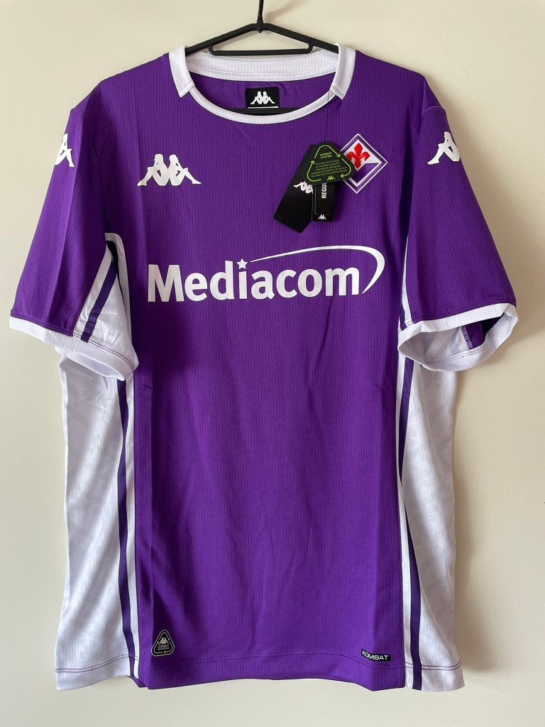 Fiorentina Kappa Voetbalshirt Maat M Nieuw 25/26 Home, Kappa, Paars, Nieuw, Voetbal