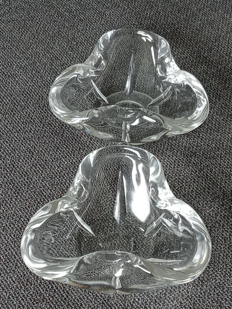 Paar Val Saint Lambert schaaltjes /asbakken, Ophalen