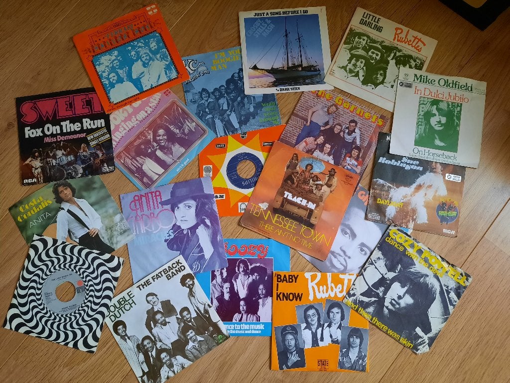 Singles vinyl te koop, Fotohoes, Ophalen of Verzenden, Gebruikt, Overige genres