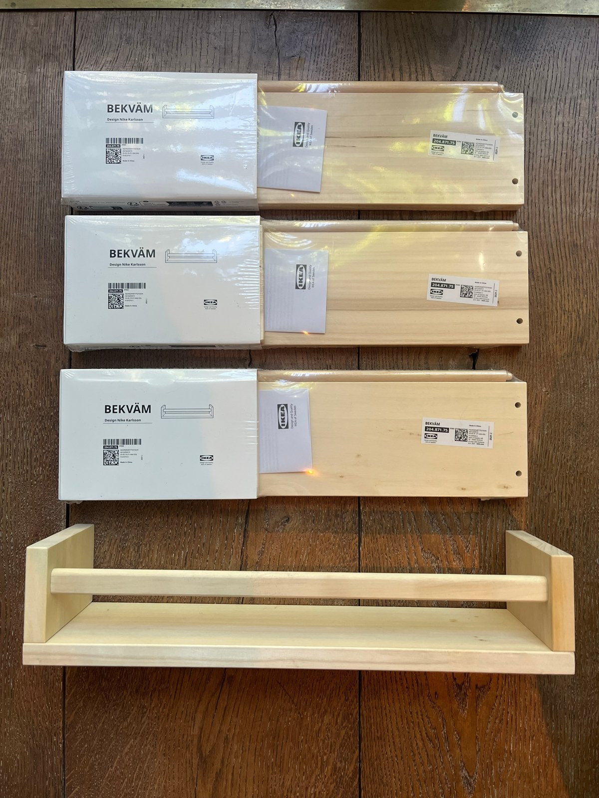 IKEA BEKVÄM kruidenrekjes - 4 stuks, nieuw in verpakking, Ophalen of Verzenden, Nieuw