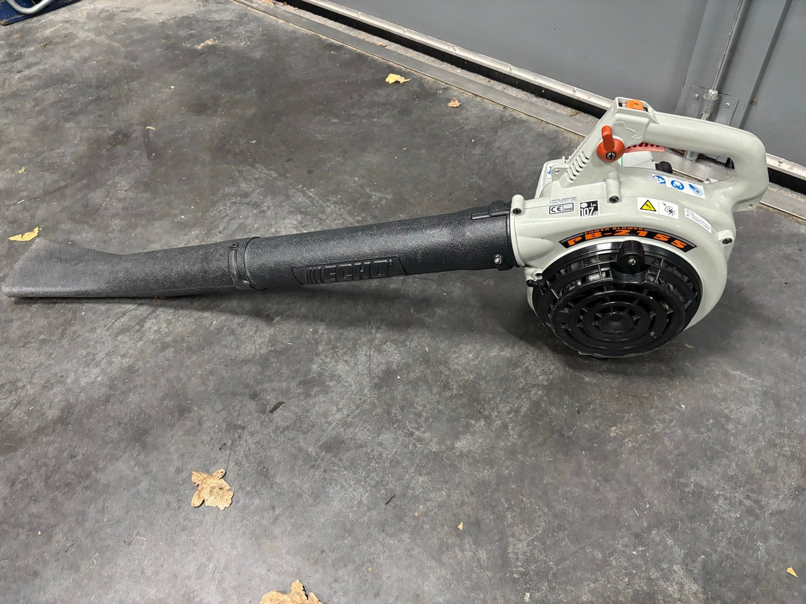 Echo PB-21SS 2-takt bladblazer - Handgedragen, Tuin en Terras, Ophalen, Gebruikt, Benzine, Handgedragen