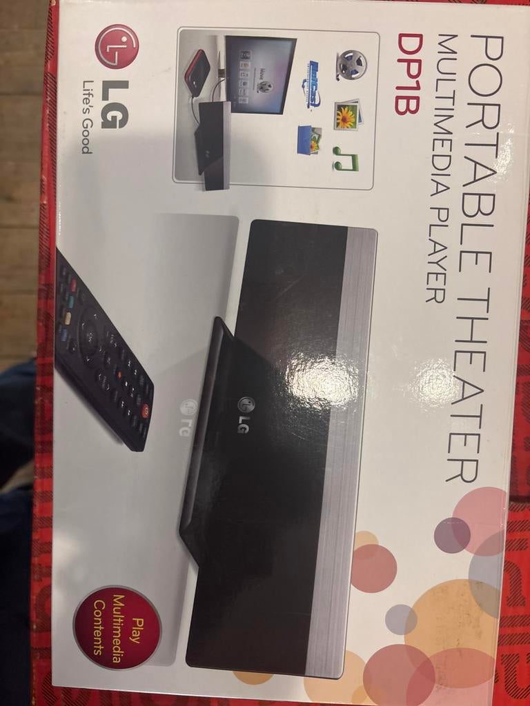 LG DP1B Portable Multimedia Player - Nieuw in doos, Audio, Tv en Foto, Ophalen of Verzenden, Nieuw, HDMI, Zonder harde schijf