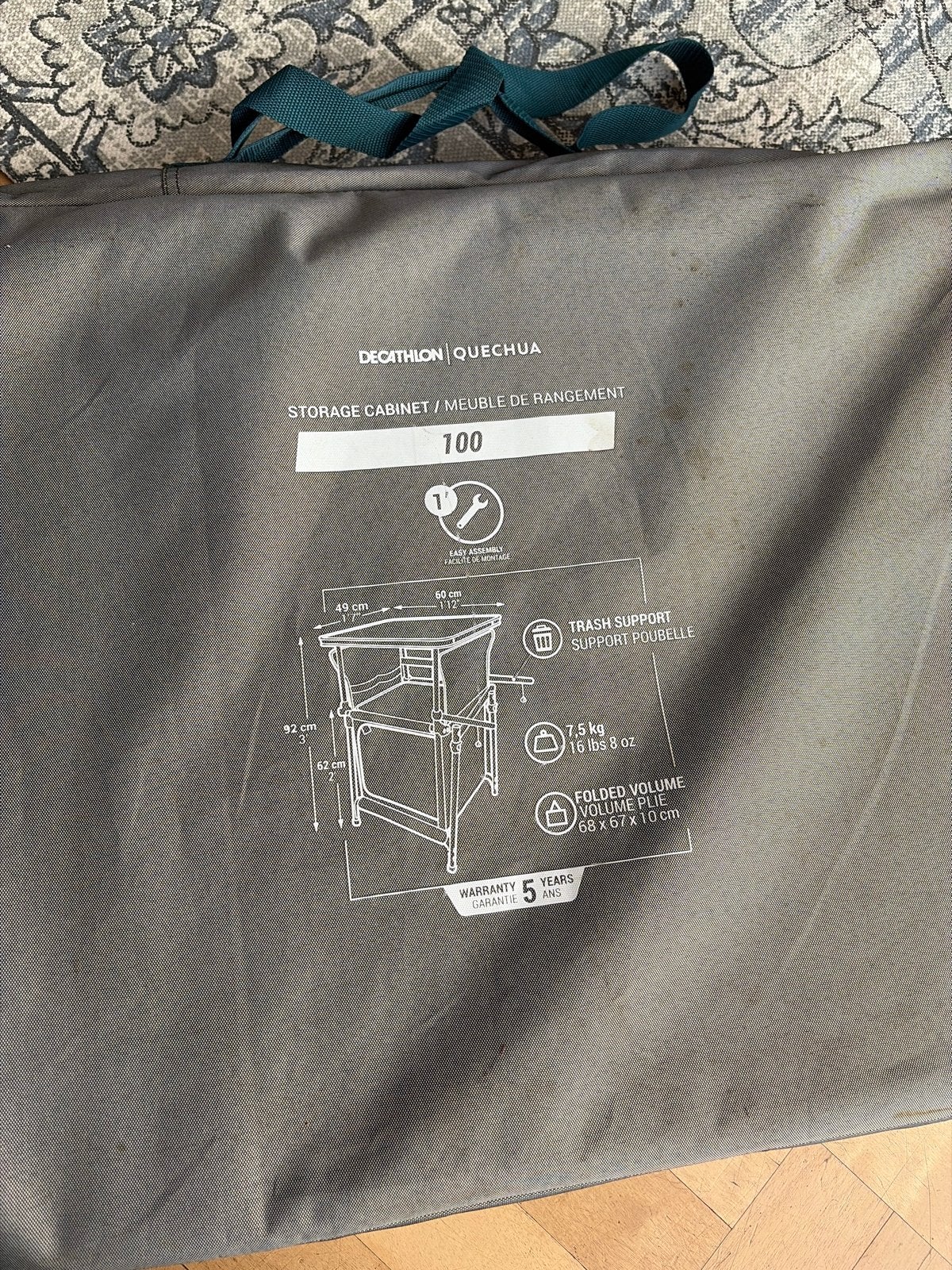 Decathlon storage cabinet, Caravans en Kamperen, Kampeeraccessoires, Gebruikt, Ophalen