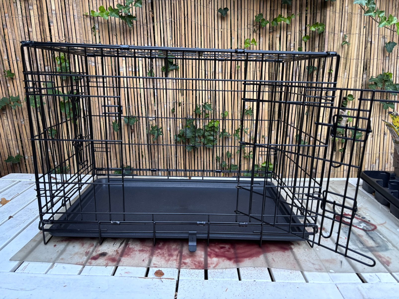 Hondenbench Medium, Ophalen, Zo goed als nieuw, 75 tot 110 cm, Minder dan 65 cm