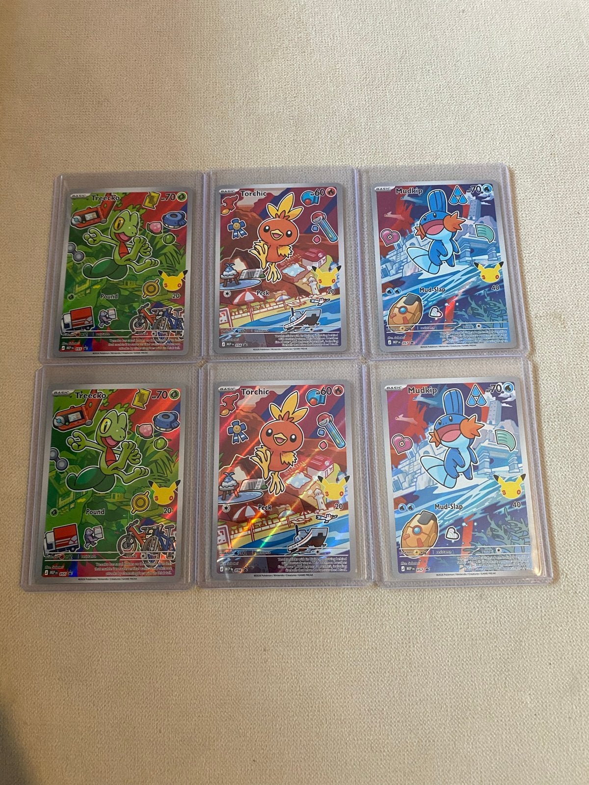 Pokemon first partner serie 3 gen 3, Hobby en Vrije tijd, Ophalen of Verzenden, Zo goed als nieuw, Meerdere kaarten