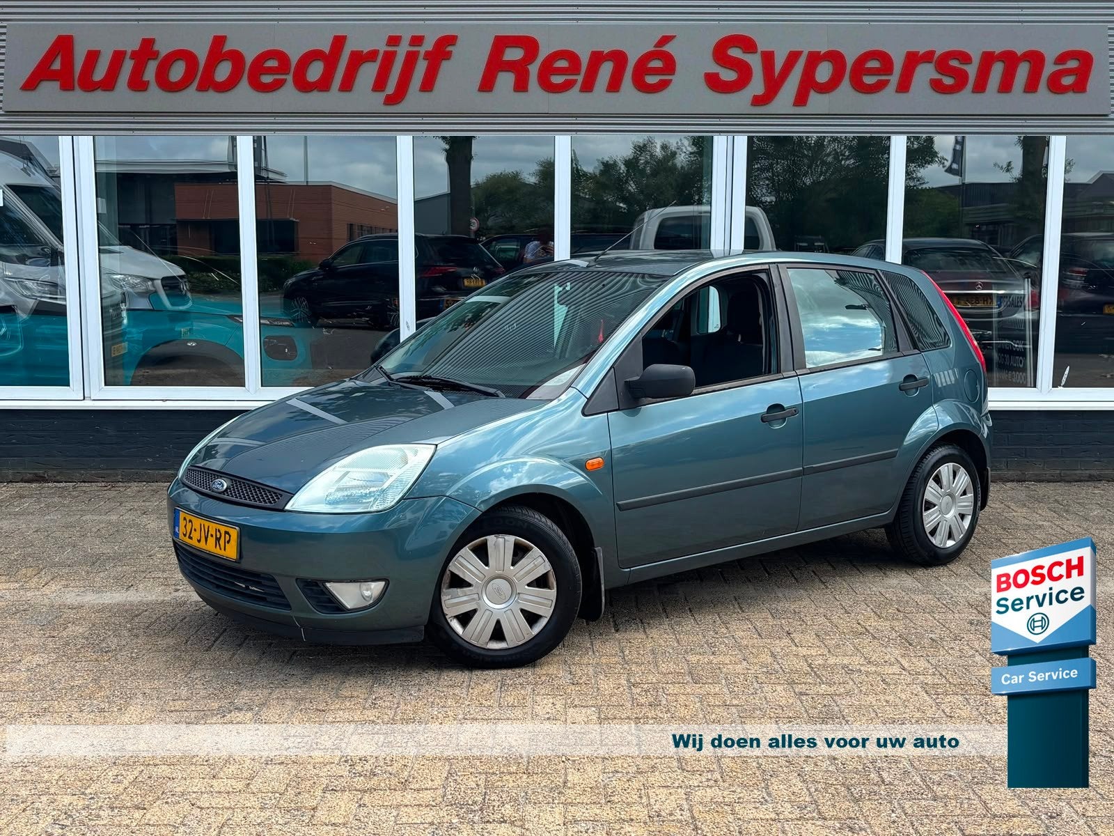Ford Fiesta 1.4-16V | Distributieriem Vervangen 119.000 KM |, Auto's, Voorwielaandrijving, Gebruikt, Zwart, 4 cilinders
