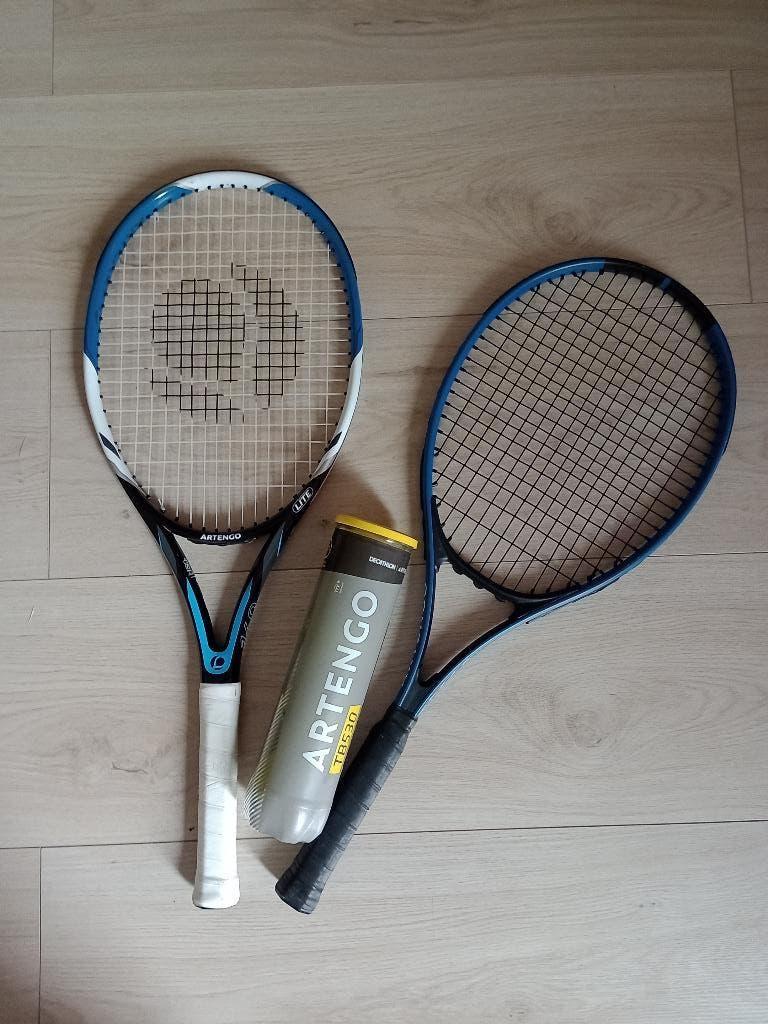 Artengo tennisrackets z.g.a.n., Sport en Fitness, Tennis, L1, Zo goed als nieuw, Racket, Ophalen
