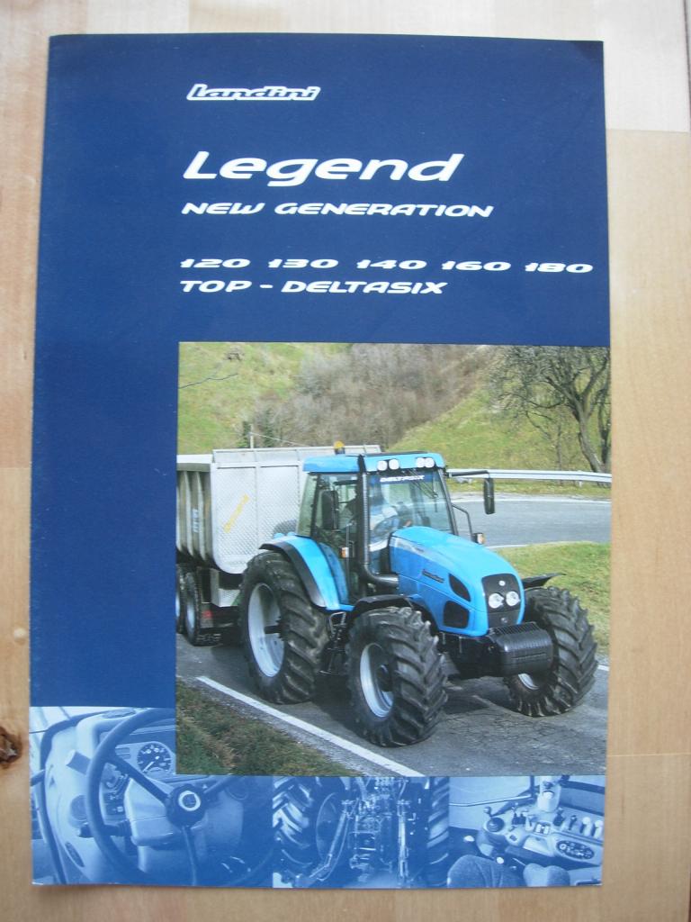 Landini Legend Tractor Trekker Brochure 2001 – 120 t/m 180, Folder, Verzenden, Landini, Zo goed als nieuw