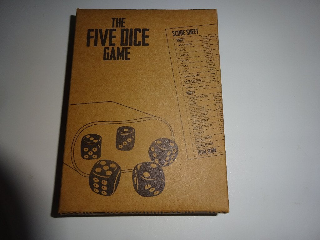 THE FIVE DICE GAME - NIEUW IN VERPAKKING, Ophalen of Verzenden, Nieuw