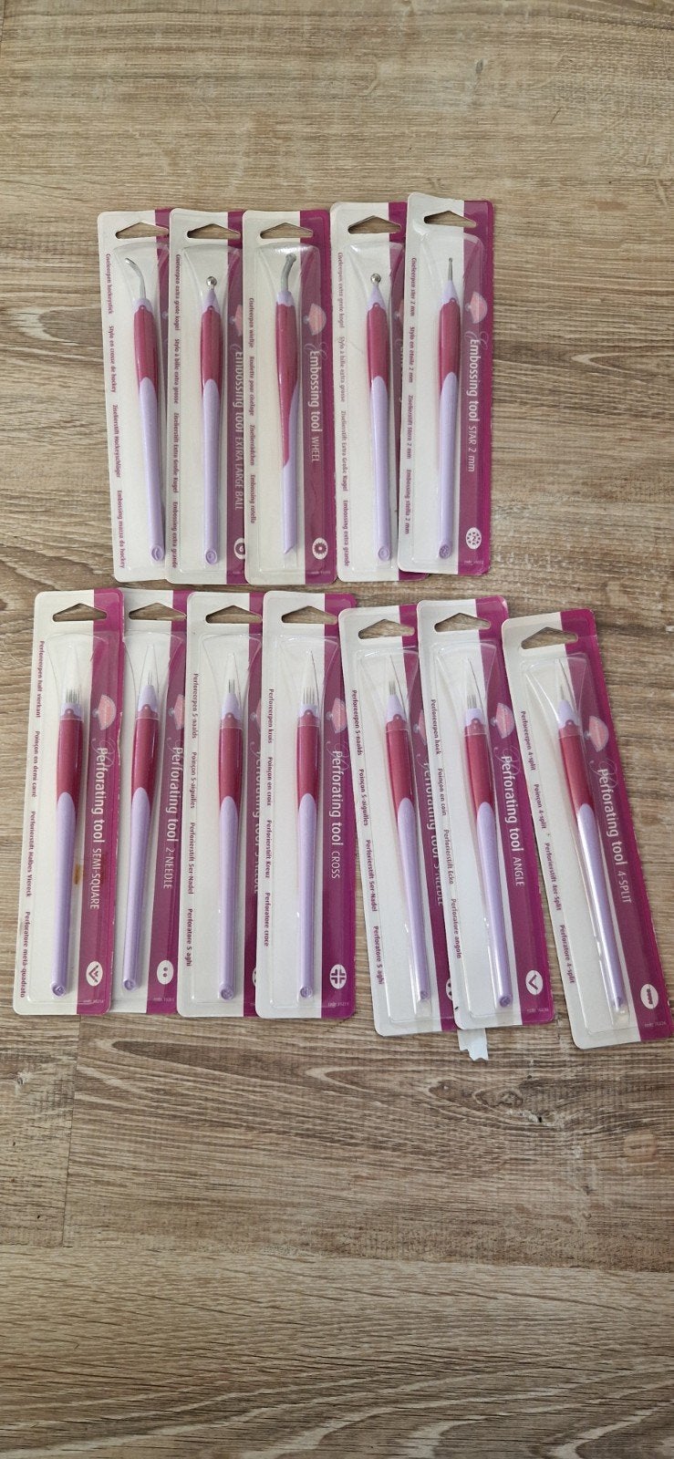 12 Embossing pennen, Ophalen of Verzenden, Nieuw, Overige thema's, Overige typen